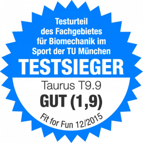 Taurus Laufband T9.9 Black Edition mit Entertainment-Konsole Auszeichnungen