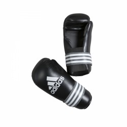 Adidas kickbokshandschoen Semi Contact Zwart Productfoto