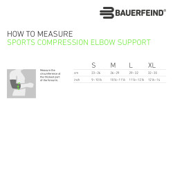 Bauerfeind Sports Compression Elbow Support black Productfoto