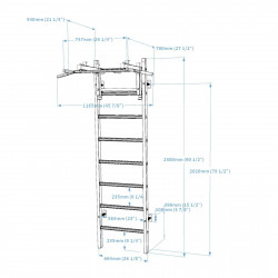 BENCHK Wall Bar Set 231 produktbilde