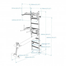 Espalier BenchK Set 233 Photos du produit