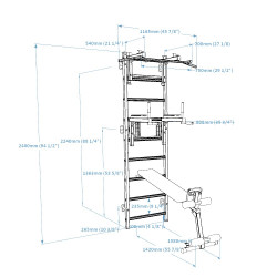 Espalier BenchK Set 733 Photos du produit