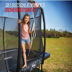 BERG Grand Champion InGround 350 Grey + Safety Net Deluxe produktbild