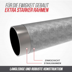 BERG Grand Champion InGround 350 Grey + Safety Net Deluxe produktbild