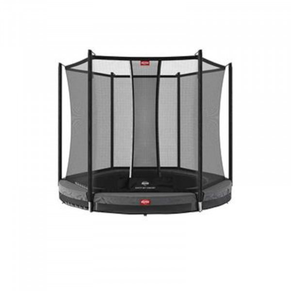 Berg Trampolin InGround Favorit inkl. Sicherheitsnetz Comfort 330 cm grau BT-35.11.23.00