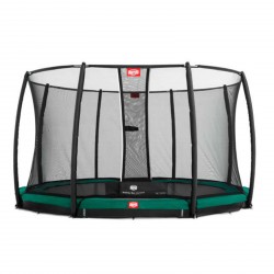 Berg Gartentrampolin InGround Champion inkl. Sicherheitsnetz Deluxe