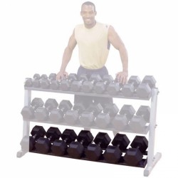 Body-Solid optionele derde ligger voor Body-Solid Dumbbell Rack GDR60 Productfoto