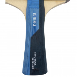 Nahaufnahme Griff Butterfly Tischtennisschläger Timo Boll Sapphire