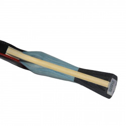 Nahaufnahme Griff seitlich Butterfly Tischtennisschläger Timo Boll SG77