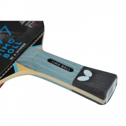 Nahaufnahme Griff Butterfly Tischtennisschläger Timo Boll SG77