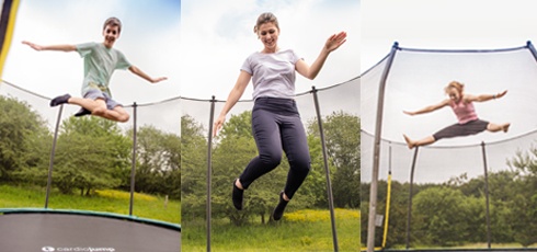 Trampolina ogrodowa cardiojump TRAMPOLINA DLA CAŁEJ RODZINY