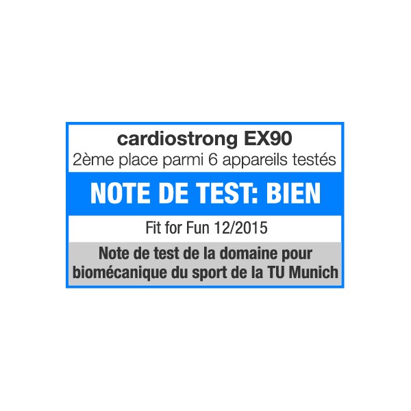 Vélo elliptique cardiostrong EX90 Récompenses