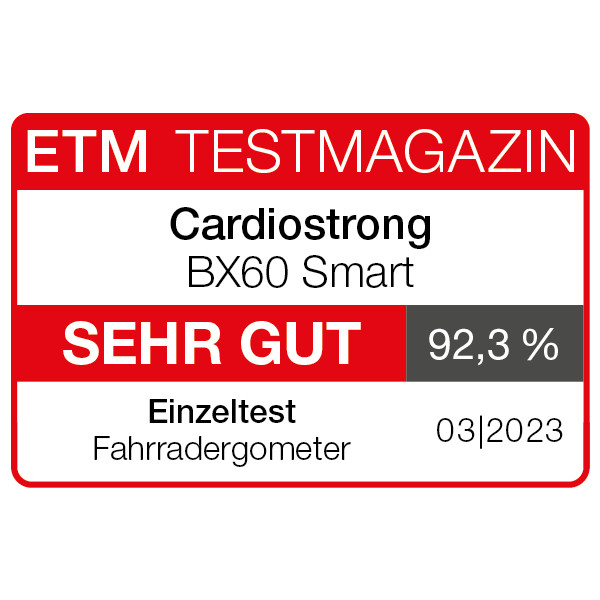 cardiostrong Ergometer BX60 Smart Auszeichnungen