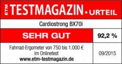 cardiostrong Ergometer BX70i Auszeichnungen