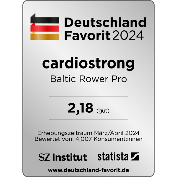 Vogatore cardiostrong Baltic Rower Pro Riconoscimenti