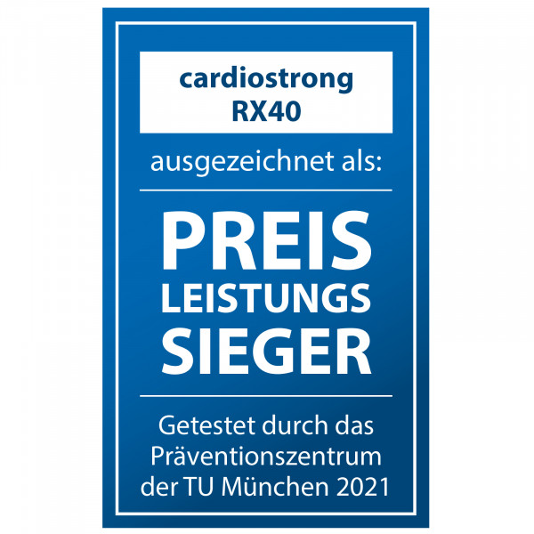 cardiostrong Rudergerät RX40 Auszeichnungen