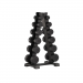Centr Dumbbell Tower met 12-delige dumbbellset (4 - 14 kg) Photos du produit