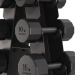 Centr Dumbbell Tower met 12-delige dumbbellset (4 - 14 kg) Photos du produit