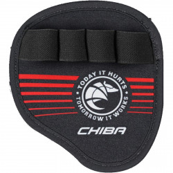 Chiba Motivation Grippad, schwarz/rot Produktbillede