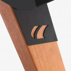 Cornilleau TT-Platte Origin dark stone schwarzer Rahmen Productfoto
