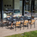 Cornilleau TT-Platte Origin dark stone schwarzer Rahmen Productfoto