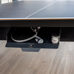 Cornilleau TT-Platte Origin dark stone schwarzer Rahmen Productfoto