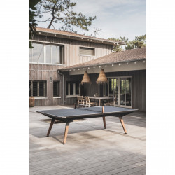 Cornilleau TT-Platte Origin dark stone schwarzer Rahmen Productfoto