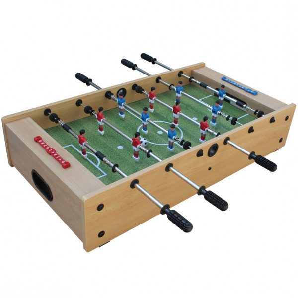 HOMCOM Baby-foot De Table 74,5 X 36,1 X 12 Cm - Mini-babyfoot Avec 8 Tiges, 22 Joueurs Et 2 Balles - Idéal Pour Famille Et Amis
