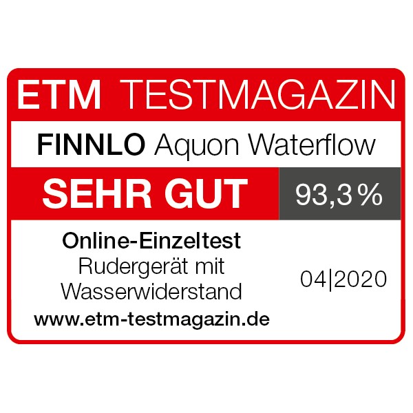 Finnlo rowing machine Aquon Waterflow Awards