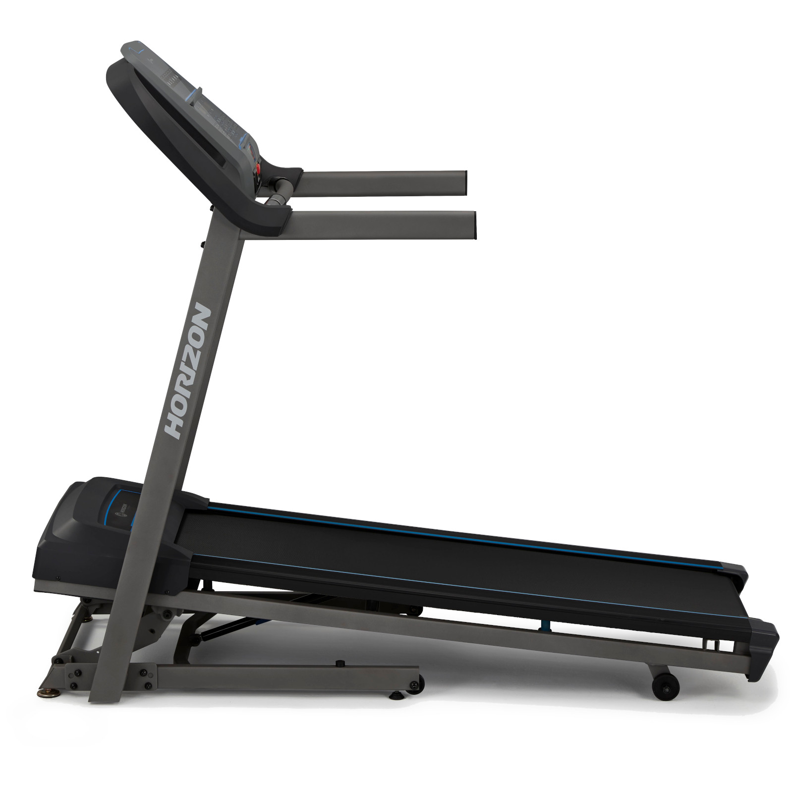 Tapis Roulant Horizon Fitness TT 5.0 Pieghevole - Ampia Area Corsa 127x46 Cm, 8 Programmi