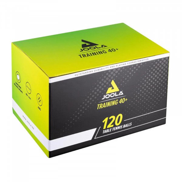 Balles De Tennis De Table JOOLA Training 120 - Lot De 3 Balles Blanc Universel Pour Club Et Entraînement