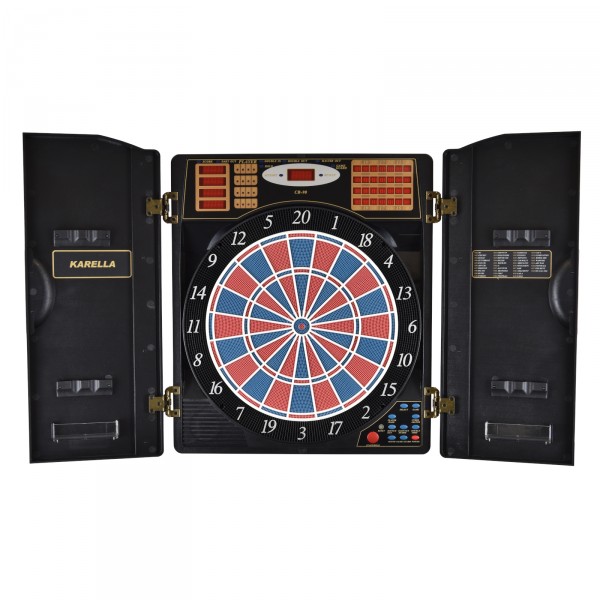 Cible Fléchettes électronique HOMCOM - 26 Jeux LCD Jusqu'à 8 Joueurs - Avec Haut-parleur