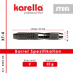 Set de 3 fléchettes Karella pointes d'acier Photos du produit