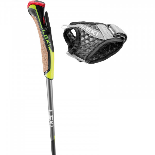 Bâtons De Marche Nordique LEKI Pacemaker – Carbone 85%, Trigger Shark 2.0, Longueur Fixe