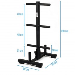 Muscle Power Opbergrek voor Bumperplates en Halterstangen Photos du produit