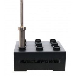 Muscle Power Opbergrek voor 9 H stangen Studio Photos du produit