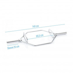 Muscle Power 50mm Hex Bar/Trap Bar 20kg