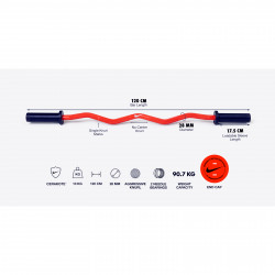 Nike Strength Shield Curl Bar - orange Zdjęcie produktu