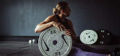 Dischi Nike Grind Bumper Plates da 50 mm - Coppia Aspetto personalizzato