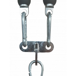 Nohrd T-stuk connector voor pulleys en krachtstations Photos du produit