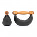 NOHrD Swing Hanteln Kirsche 1kg (Paar) – Echtleder schwarz Product picture