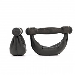 NOHrD Swing Hanteln Shadow 1kg (Paar) – Echtleder schwarz Foto del producto