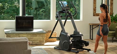 Vélo elliptique NordicTrack X16 Free Strider Conception 3 en 1 : vélo elliptique, stepper et tapis de course en un seul appareil