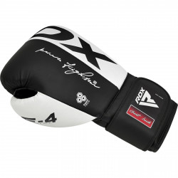 RDX Boxhandschuhe Rex F4 weiß/schwarz Immagini del prodotto