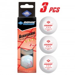 Donic-Schildkröt tafeltennisbal 3-sterren Avantgarde pak van 3 Productfoto