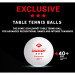Donic-Schildkröt TT ball 3*** Exclusive, pack of 3 Product picture