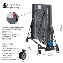 Schildkröt Outdoor Tischtennisplatte PowerTec Produktbild