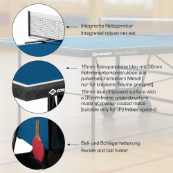 Donic-Schildkröt Indoor Table Tennis Table SpaceTec Product picture