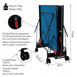 Donic-Schildkröt Indoor Table Tennis Table SpaceTec Product picture