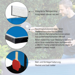 Stół do tenisa stołowego Schildkröt  SpaceTec Outdoor Zdjęcie produktu